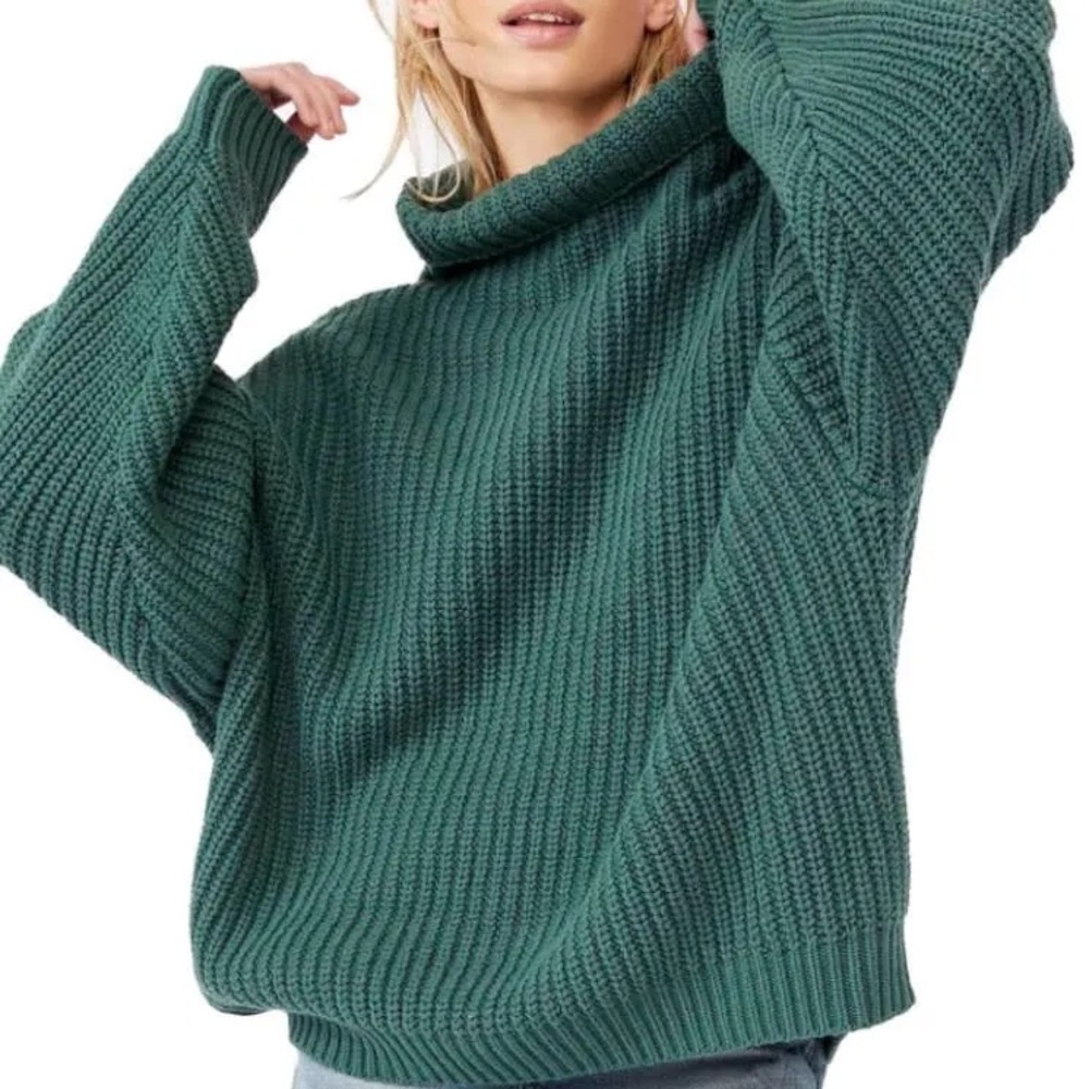 Free People Swim Too Deep Turtleneck Sweater